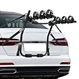 Rycom 3 Bike Car Rack Trunk Mount Bike Racks for Cars, Foldable Bicycle Carrier Fits Most Sedans, Hatchbacks, Minivans, and SUVs