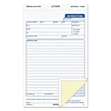 TOPS 3868 Snap-Off Job Work Order Form, 5 2/3' x 8 5/8', Three-Part Carbonless (Pack of 50 Forms)