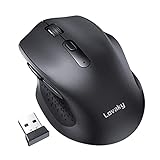 Laptop Mouse Wireless, Lovaky Wireless Mouse Tri-Mode(2.4G+Dual BT3.0/5.0), Cordless Computer Mouse Mice 5 Adjustable DPI (Max 3200), 7 Buttons for Laptop/Mac OS/PC/Windows/Android/iPad
