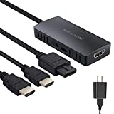 LiNKFOR N64 to HDMI Converter with Power Adapter and 3ft HDMI Cable for N64 Gamecube SNES N64 to HDMI Adapter Support 1080P/720P SNES to HDMI Cable Gamecube to HDMI for HDTV HDMI Monitor