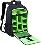 Estarer SLR/DSLR Camera Backpack Waterproof for Nikon Canon Sony Digital Lens GoPro Accessories DJI Mavic Drone 15.6' 15”Laptop w/Rain Cover Photographyer Camera Bag