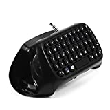 Wireless Bluetooth Keyboard for PS4,Mini Gaming Keyboard Chatpad for PS4 Controller Easy to Operate