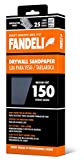 Fandeli 36574 150 Grit Drywall Sandpaper Sheets, 4-1/4' x 11', 25-Sheet