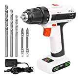 GALAX PRO Drill Driver, Lightweight 12V 2 Speed Cordless Drill, Maximum Torque 25 N.M, 3/8 Inch Keyless Chuck, Streamlined Design, with 6 Accessories