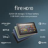 Fire HD 10 tablet, 10.1', 1080p Full HD, 32 GB, latest model (2021 release), Black