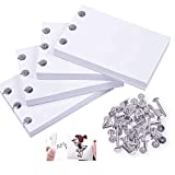 Larcenciel Blank Flip Books w/Screws, 400 Sheets (800 Pages) Premium Flipbook Animation Paper, No Bleed Flipbook Kit Work with Light Pad for Sketching, Drawing, DIY Cartoon, Comic Book, Craft for Kids