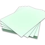A4 Light Green Colour Paper 80gsm Sheets Double Sided Printer Paper Copier Origami Flyers Drawing School Office Printing 210mm x 297mm (A4 Light Green Paper - 80gsm - 50 Sheets)