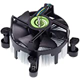 ThermalFly Delta 6 CPU Cooler for Intel Sockets LGA1200/LGA775/LGA1150/LGA1151/LGA1155/LGA1156, 90mm 4Pin PWM Fan, up to 100W Cooling Power, Pre-Applied High Performance Grease, for Desktop Computer