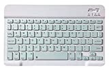 Ultra-Slim Bluetooth Keyboard Portable Rechargeable Wireless Keyboard Compact for Android Windows Tablet Cell Phone iOS iPhone iPad, iPad Pro, iPad Air, iPad Mini, MacBook Pro Air (Big Size Green)