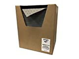 Spilfyter XMBGPF1310 Extra Heavy Absorbent,12 Gal Capacity, Polypropylene, Gray Pad (13' x 10') 100/Box