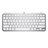 Logitech MX Keys Mini for Mac Minimalist Wireless Illuminated Keyboard, Compact, Bluetooth, Backlit Keys, USB-C, Metal Build, Compatible with MacBook Pro,Macbook Air,iMac,iPad