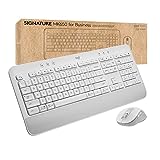 Logitech Signature MK650 Combo for Business, Wireless Mouse and Keyboard, Logi Bolt, Bluetooth, SmartWheel, Globally Certified, Windows/Mac/Chrome/Linux - Off-White