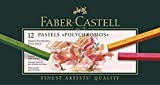 Faber Castell Set of 12 Polychromos Artists Pastels.