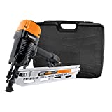 Freeman PFR2190 Pneumatic 21 Degree 3-1/2' Full Round Head Framing Nailer with Case Ergonomic and Lightweight Nail Gun with Interchangeable Trigger, Tool-Free Depth Adjust, and No Mar Tip, Black