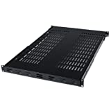 StarTech.com 1U Adjustable Vented Server Rack Mount Shelf - 175lbs - 19.5 to 38in Adjustable Mounting Depth Universal Tray for 19' AV/ Network Equipment Rack - 27.5in Deep (ADJSHELF)