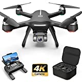 Holy Stone HS700E 4K UHD Drone with EIS Anti Shake 130 FOV Camera for Adults, GPS Quadcopter with 5GHz FPV Transmission, Brushless Motor, Easy Auto Return Home, Follow Me and Outdoor Carrying Case