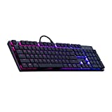 Cooler Master Sk-650-Gklr1-US SK650 Mechanical Keyboard with Cherry MX Low Profile Switches In Brushed Aluminum Design,BlacK Layout,Full