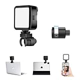 LED Video Light with Clip Kit for Remote Working, Video Conferencing, Zoom Calls, Live Streaming, Vlog Vlogging, FaceTime, Video Shooting for Desktop, Laptop, MacBook, Camera, iPad, Smartphones