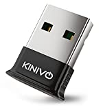 Kinivo USB Bluetooth Adapter for PC BTD-400 (Bluetooth 4.0 Dongle Receiver, Low Energy) - Compatible with Windows 11/10/8.1/8/7, Raspberry Pi, Linux, MacOS, Laptop & Headphones