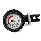 HYUS Air Pressure Gauge for Inflatable Kayak, Barometer Manometer Pressure Tester for Inflatable Boat Kayaking, High Pressure Pump Accessories for SUP Stand Up Paddle Board Surfing(Black)