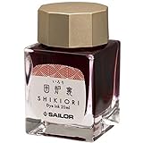Sailor 13-1008-209 Fountain Pen, Bottle Ink, Four Seasons Weave, Dreaming of The Twenty Six Night, Hearth
