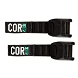 COR Surf Premium 'No Scratch' Silicon Tie Down Straps for Surfboards, Paddle Boards, Kayaks and Canoes (10 Feet)