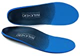 Plantar Fasciitis Feet Insoles Arch Supports Orthotics Inserts for Flat Feet, High Arch, Foot Pain Mens 10 - 10 1/2 | Womens 12 - 12 1/2