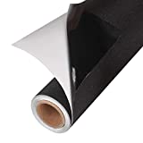 Total Blackout Window Film: 100% Light Blocking, Room Darkening Static Cling - No Residue Film for Privacy, Home Security, and Day Sleep - Easy Removal UV Prevention Treatment (42 x 72 inches)