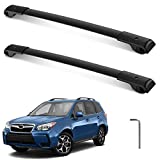 AUTOSAVER88 Roof Rack Cross Bars Compatible for 2014-2018 Subaru Forester Rooftop Aluminum Crossbars Luggage Cargo Carrier Bag Bike