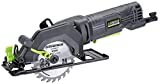 Genesis GCS445SE 4.0 Amp 4-1/2' Compact Circular Saw with 24T Carbide-Tipped Blade, Rip Guide, Vacuum Adapter, and Blade Wrench