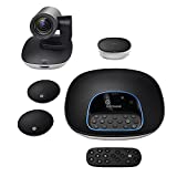 Logitech Group Video Conferencing Bundle with Expansion Mics for Big Meeting Rooms