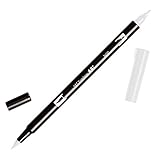 Tombow Dual Brush Pen Art Marker, N00 - Colorless Blender, 1-Pack - 56645-S
