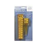 Taylor 2 For 1 Sprinkler And Rain Gauge 7-3/4' H X 1-1/8' Base Black