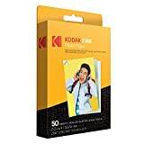 Kodak 2'x3' Premium Zink Photo Paper (50 Sheets) Compatible with Kodak Smile, Kodak Step, PRINTOMATIC