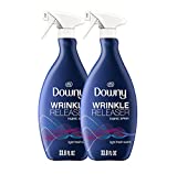 Downy Wrinkle Releaser Fabric Spray, Light Fresh Scent,33.8 Fl Oz (Pack of 2)