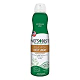 Vet's Best Flea and Tick Easy Spray | Flea Treatment for Dogs and Home |Plant-Based Formula | 6.3 Ounces