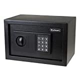 Stalwart Electronic Digital Steel Safe Box with LED Keypad and 2 Manual Override Keys – Protect Money, Jewelry, Passports, and Documents – For Home, Business, and Travel 12.2 x 7.9 x 7.9 inches