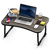 MIIRR Foldable Lap Desks for Laptop, 23.6 inch Laptop Tray Table, Portable Bed Tray Table, Laptop Desk for Working, Writing and Eating