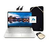 HP 2022 Newest Laptop with Microsoft Office Included 1-Year, 15.6' HD Screen, AMD Athlon 3050U 16GB RAM 1TB SSD HDMI Port Webcam Gold White Windows 11 | College Student Bundle, ROKC HDMI Cable