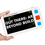 Eyoyo Portable Digital Magnifier Electronic Reading Aid 5.0 inch w/Foldable Handle for Low Vision Color Blindness 4X-32X Times Zoom 17 Color Modes 5 Levels for Brightness