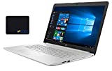 HP 17t Laptop, 17.3' HD+ Screen, Intel Core i5-1135G7 Processor, 16GB RAM, 1TB Hard Disk Drive, DVD-RW, Webcam, Wireless-AC, Backlit Keyboard, Win 10 Home, Silver, KKE Mousepad
