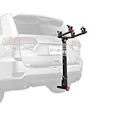 Allen Sports Deluxe Locking Quick Release 2-Bike Carrier for 2 Inch & 1 4 in. Hitch, Model 522QR , Black