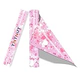 Tintnut Splash Heat Transfer Vinyl Roll - 12 Inch * 5ft Pink and White Watercolor Ink Patterned HTV Splatter Iron On Vinyl DIY T-Shirts Hats Clothes Canvas Bags for Cricut or Silhouette Cameo