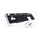 UniFire V60 Waterproof 2.4G Wireless Gaming Keyboard with Mouse DPI Control For DESKTOP PC Laptop Wireless Keyboard Mouse Combos (white)