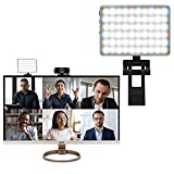 HumanCentric Video Conference Lighting Kit, Camera Light for Zoom Meetings, Streaming Video Face Light, Easy Setup for Remote Work, Computer Monitor or Laptop Light for Video Conferencing