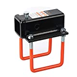 HiTow RV Bumper Bike Rack Carrier Hitch Receiver Adapter for 4' Square RV Bumpers Bike Cargo Coachman