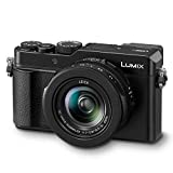 Panasonic Lumix LX100 II Large Four Thirds 21.7 MP Multi Aspect Sensor 24-75mm Leica DC VARIO-SUMMILUX F1.7-2.8 Lens Wi-Fi and Bluetooth Camera with 3' LCD, Black (DC-LX100M2)