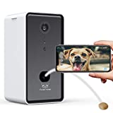 Owlet Home Pet Camera with Treat Dispenser Tossing for Dogs/Cats, Advanced WiFi, 1080P Camera, Live Video, Auto Night Vision, 2-Way Audio, Compatible with Alexa, pre-Recorded Voice Message
