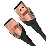 Monster HDMI 4K HDMI Ultra High-Speed Rose Gold 2.1 Cable – 21 Gbps, 4K at 60Hz for Superior Video and Sound Quality – HDMI Cables for PS5, Apple TV, Roku, Smart TV, Xbox Series X, and Series S – 12FT