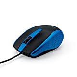 Verbatim Wired USB Computer Mouse - Corded USB Mouse for Laptops and PCs - Right or Left Hand Use, Blue 99743